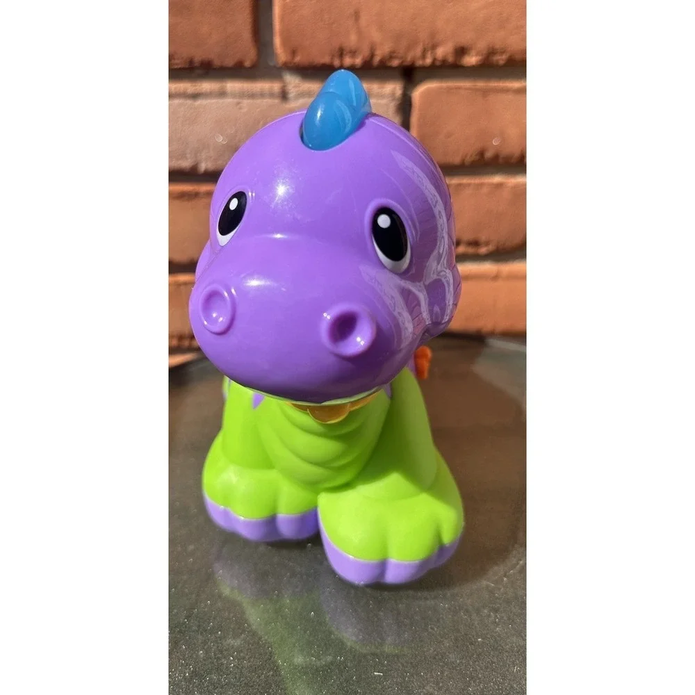 2010 Leap Frog Lettersaurus Purple Dinosaur Lights Songs Interactive Letters‎